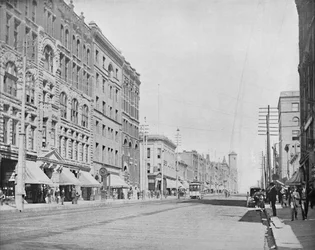 Avenida del Pacífico, Tacoma, Washington, c1897