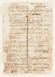 Página de un cuaderno de bocetos; Himeneo