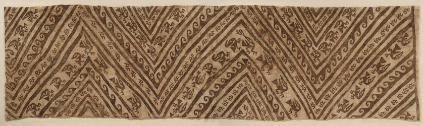 Envoltura pintada para momia, c.1100-1400 d.C.