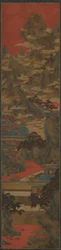 Damas del Palacio Observando el Atardecer, dinastía Ming, siglos XVI-XVII