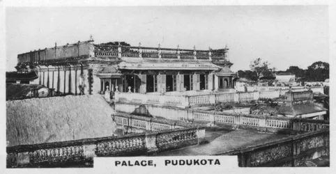 Palacio, Pudukottai, Tamil Nadu, India, c1925