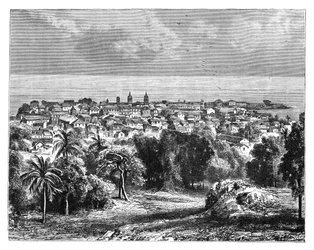 Ciudad de Panamá desde el Monte Ancón, c1890