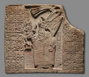 Panel con mujer real, c. 795