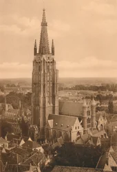 Panorama y Iglesia de Notre-Dame, c1928
