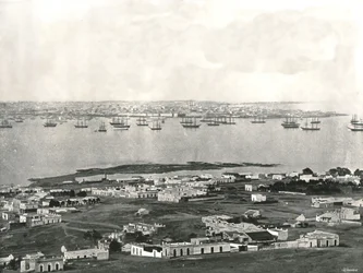 Panorama desde la colina, Montevideo, Uruguay