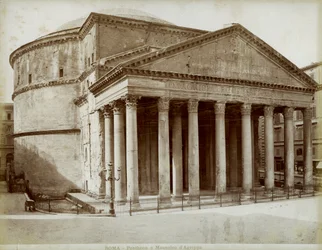 Panteón, Roma, Italia, finales del siglo XIX o principios del siglo XX