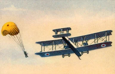 Salto en paracaídas, c1919, 1932