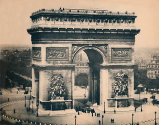 París. - El Arco de Triunfo. - LL, c. 1910