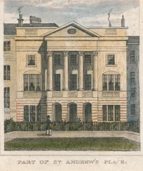 Parte de St. Andrews Place, siglo XIX