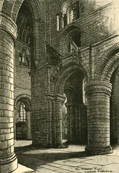 Parte de la nave, Catedral de Carlisle, 1898