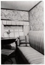 Cabina de pasajeros durante el día, Zeppelin LZ 127 Graf Zeppelin, 1933