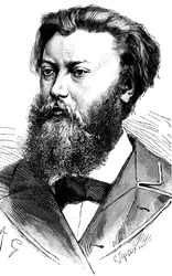 Paul Jablochkoff, ingeniero de telégrafos ruso, 1883