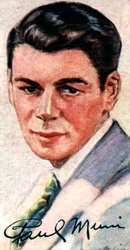 Paul Muni, 1895-1967, actor versátil ganador del Premio de la Academia, siglo XX