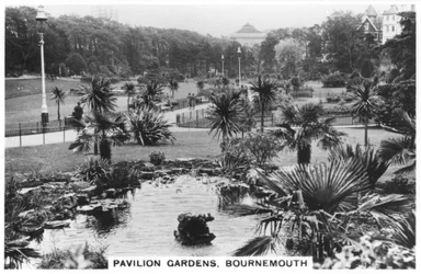 Jardines del Pabellón, Bournemouth, Dorset, 1937