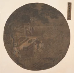 Rindiendo homenaje a Xiwangmu, la Reina Madre del Oeste, siglo XV