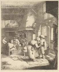 Campesino pagando su cuenta, 1610-85
