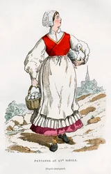 Campesina, siglo XV