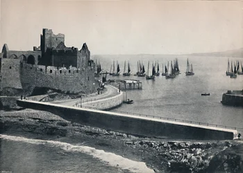 Peel - El viejo castillo y el puerto, 1895