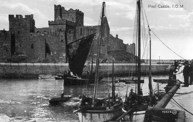 Castillo de Peel, Isla de Man, siglo XX