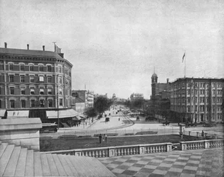Avenida Pensilvania, Washington DC, EE.UU., c1900