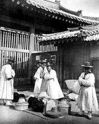 Gente de Corea, 1900