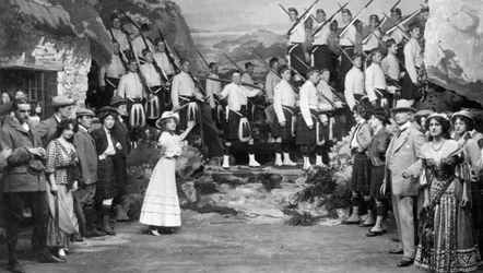 Representación de The Gay Gordons, c1907