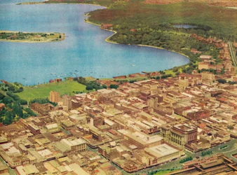 Perth desde el aire, c1947