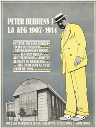 Peter Behrens y AEG 1907-1914 Póster