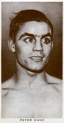 Peter Kane, boxeador británico, 1938