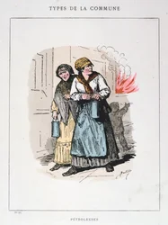 Petroleuses, Comuna de París, 1871