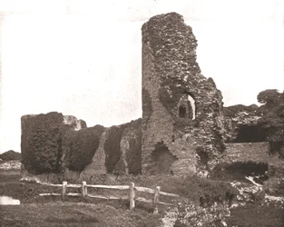 Castillo de Pevensey, Sussex, 1894