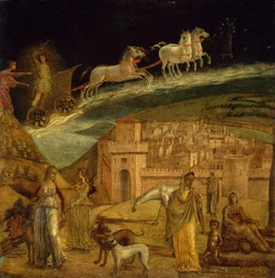 Faetón conduciendo el carro de Febo, 1475-1500