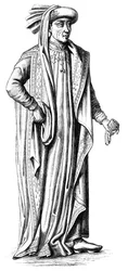 Felipe el Bueno 1396-1467, Duque de Borgoña, siglo XV 1849