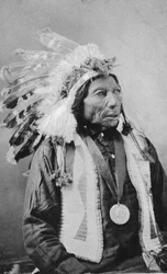 Piquete, Dakota Sioux Indio de las Llanuras de América del Norte