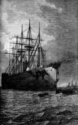 Recogiendo el cable atlántico, 1866 c1880