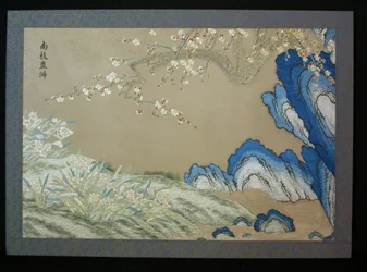 Imagen, China, siglo XVIII, dinastía Qing 1644-1911