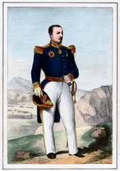 Pierre François Joseph Bosquet, soldado francés, 1857