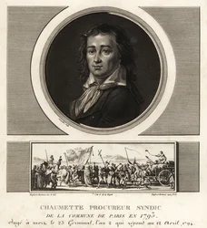 Pierre Gaspard Chaumette, Procurador Síndico de la Comuna, ateo