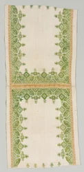Funda de almohada, 1700s