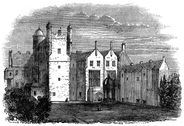 Casa Pinkie, Musselburgh, East Lothian, Escocia, siglo XVIII-XIX