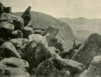 Pinnacle y Organ Pipes, Monte Wellington, 1901