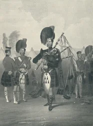 Gaitero, 42º Royal Highlanders, siglo XIX, 1909