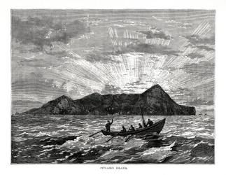 Isla Pitcairn, Océano Pacífico, 1877
