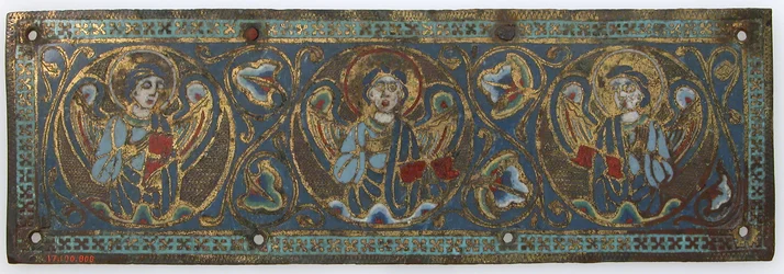 Placa de un Chasse, francés, siglo XIII