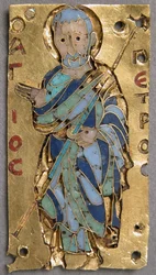 Placa con San Pedro, bizantino, siglo XI