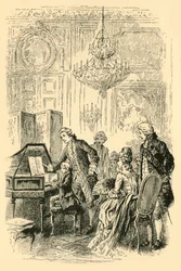 Representado ante la Corte en Versalles, 1907