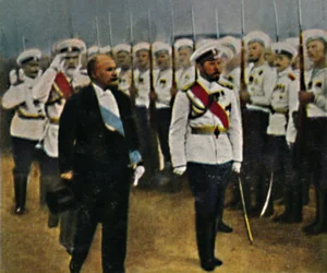 Poincaré nacido en 1860 y Zar Nicolás II 1868-1918, 1934
