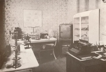 Laboratorio bacteriológico de la policía, 1914