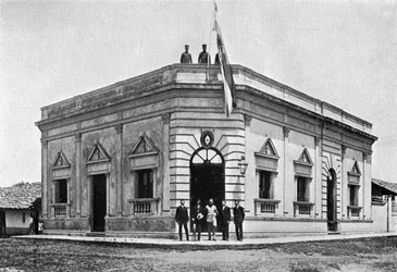 Oficina del magistrado de policía, Carapeguá, Paraguay, 1911