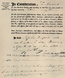 Póliza de vida de Napoleón, 1813, 1928